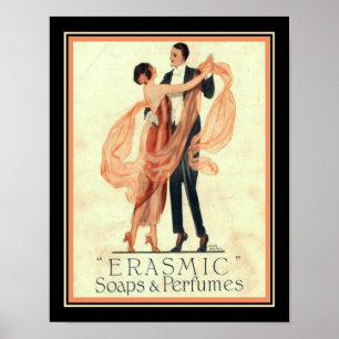 Affiche 1920's UK Deco Soap & Perfume Ad