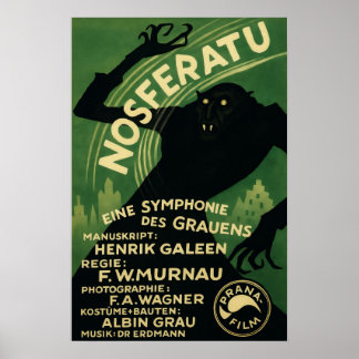 Affiche 1922 Nosferatu Classic Silent Film Reimagined
