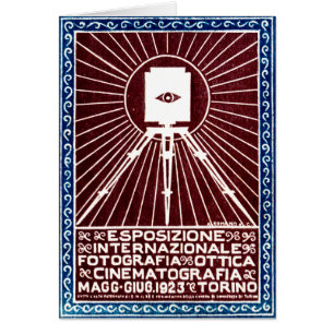 Affiche 1923 d'expo de photo de Turin