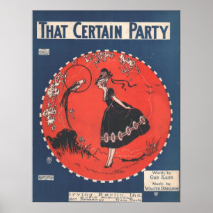 AFFICHE 1925 CE PARTI