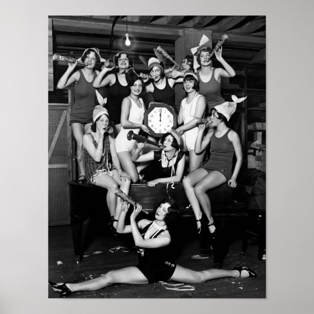 AFFICHE 1927 FÊTE D'INTERDICTION DES NOUVELLES ANNÉES (Devant)