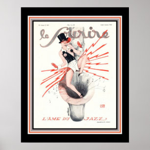 Affiche 1929 Le Sourire Art Deco Jazz Cover