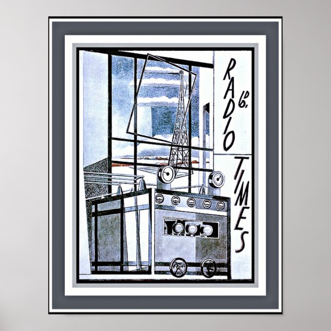 Affiche 1930 Radio Times Magazine Cover (Devant)