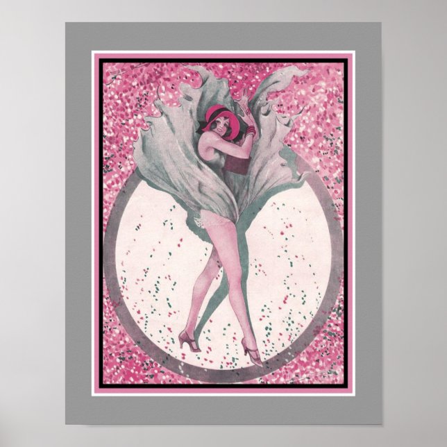 Affiche 1931, Art Déco, Mode française (Devant)