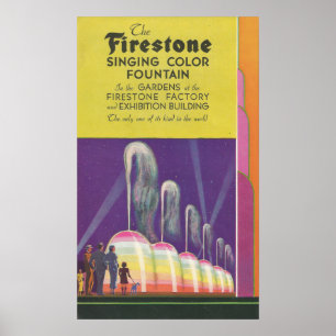 Affiche 1933 Exposition internationale CHICAGO. Art Déco.