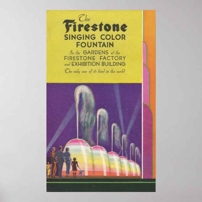 Affiche 1933 Exposition internationale CHICAGO. Art Déco. (Devant)