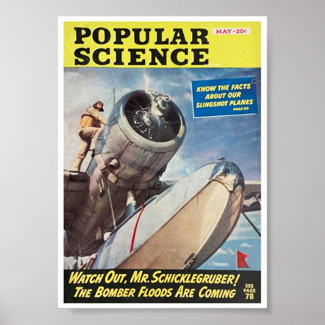 AFFICHE 1943! ART DE LA COUVERTURE DE MAGAZINE (Devant)