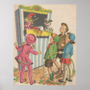 Affiche 1944 Nursery Rhyme Image du livre