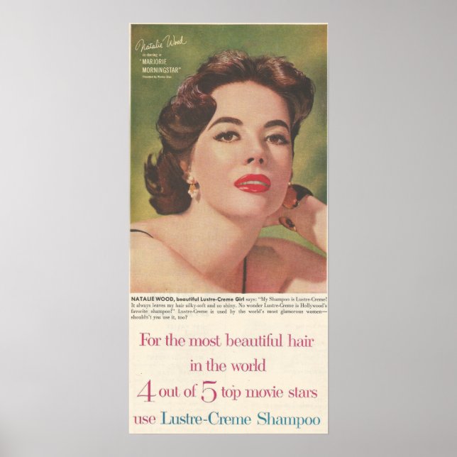Affiche 1958 Ad Luster-Creme (Devant)