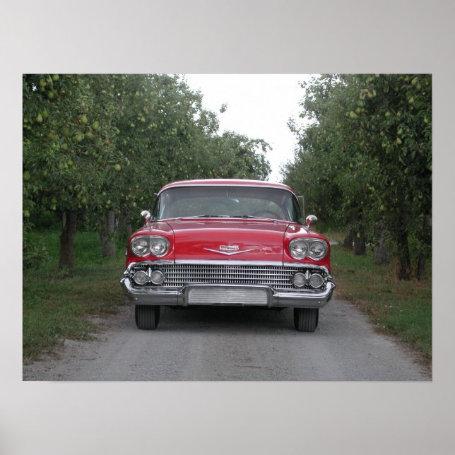 Affiche 1958 Chevrolet Impala (Devant)