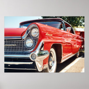 Affiche 1959 convertible continentale de Lincoln