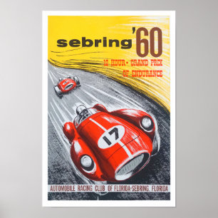 Affiche 1960 Grand Prix de Séduction 12h