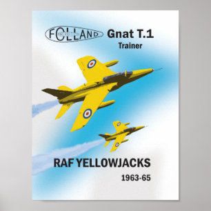 Affiche 1963-65 RAF Yellowjacks