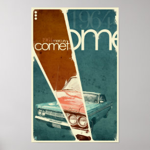 Affiche 1964 Mercury Comet