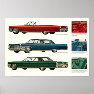 Affiche 1965 Cadillac Prestige Advert