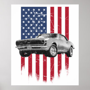 Affiche 1967 Chevrolet Camaro SS 396