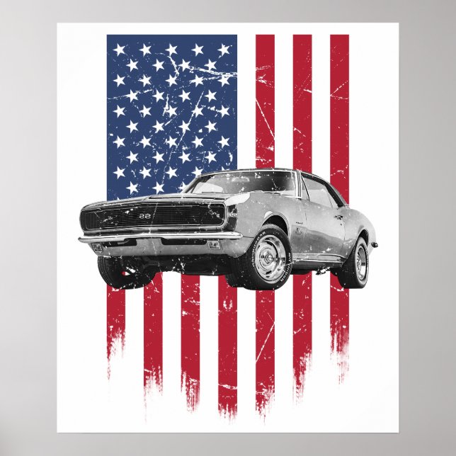 Affiche 1967 Chevrolet Camaro SS 396 (Devant)