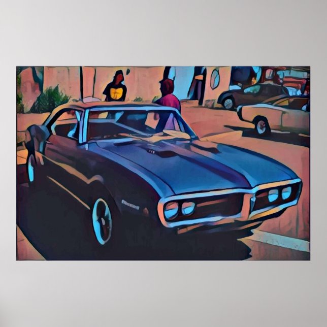 Affiche 1968 Pontiac Firebird (Devant)