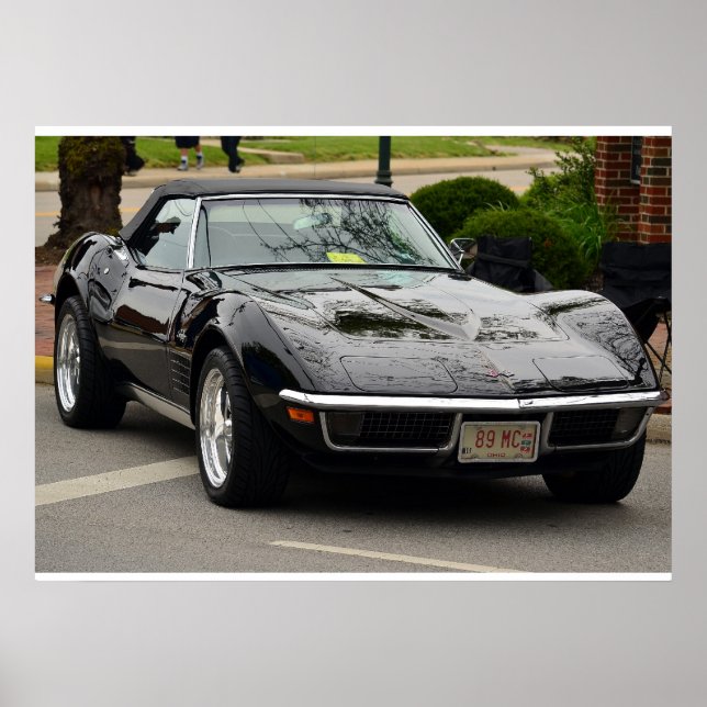 Affiche 1969 C3 Corvette convertible (Devant)