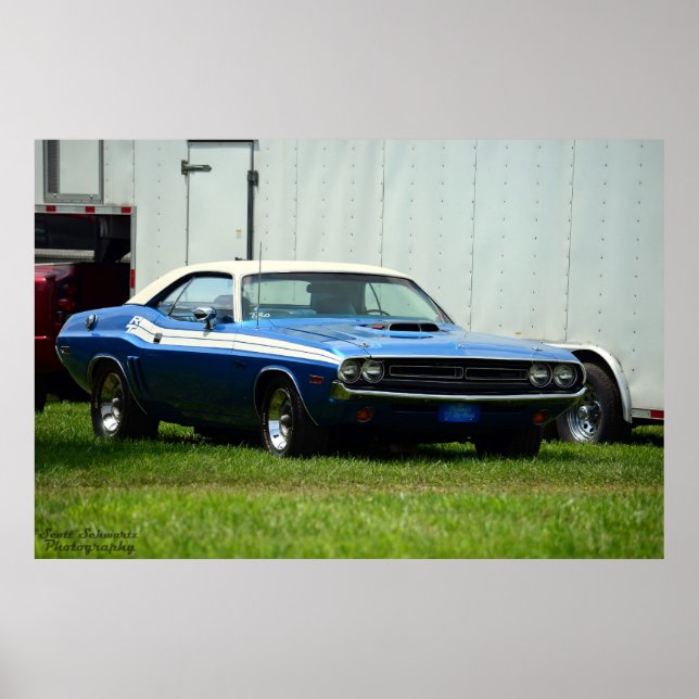 Affiche 1971 Dodge Challenger R/T 440 sixpack (Devant)