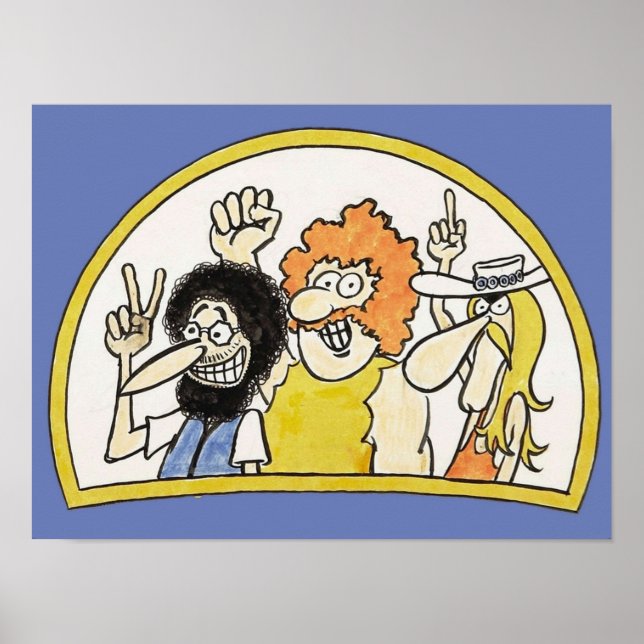AFFICHE 1973 FABULOUS FURRY FREAK BROTHERS SKETCH (Devant)
