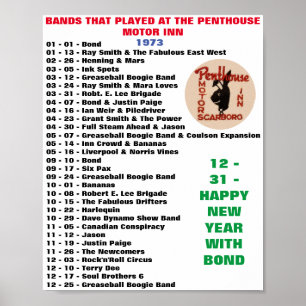 AFFICHE 1973 - PENTHOUSE