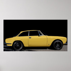 Affiche 1974 d'iNiEZiONE d'Alfa Romeo 2000 GTV