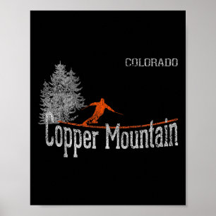 Affiche 1980 Style Copper Mountain Colorado Skin Vintage