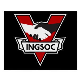 Affiche 1984 de logo de victoire d'INGSOC