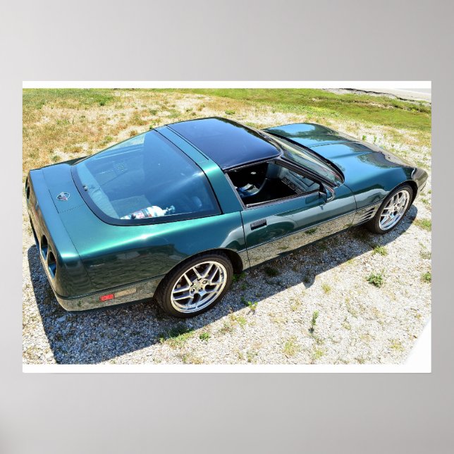 Affiche 1992 C4 Corvette (Devant)