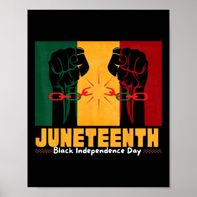 Affiche 19 juin 1865 Fête de l'Indépendance des Noirs (Devant)
