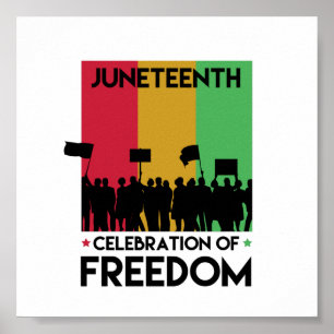 Affiche 19°, Liberté des Afro-Américains.