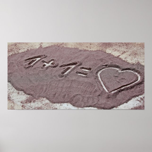 Affiche 1 + 1 Égal à l'amour (Devant)