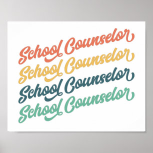 Affiche 1/2- Retour À L'École Vintage Conseiller