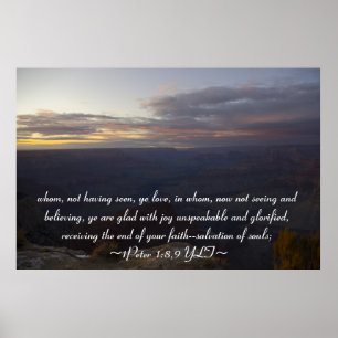 Affiche 1:8,9 1Peter