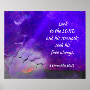Affiche 1 Chroniques 16:11 Regardez le Seigneur