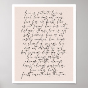 Affiche 1 Corinthiens 13