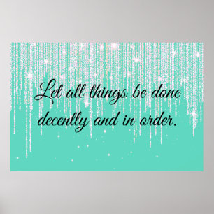 Affiche 1 Corinthiens 14:40