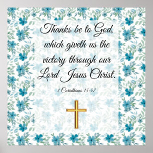 Affiche 1 Corinthiens 15:57