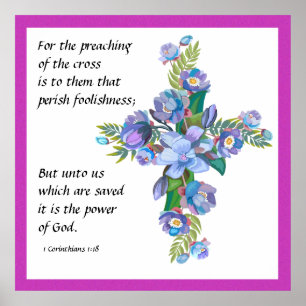 Affiche 1 Corinthiens 1:18