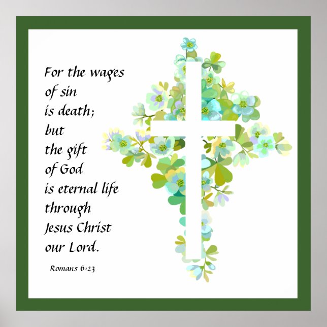 Affiche 1 Corinthiens 1:18 (Devant)