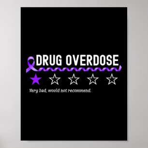 Affiche 1 Étoile Cote Drogue Surdose Sensibilisation Fun F