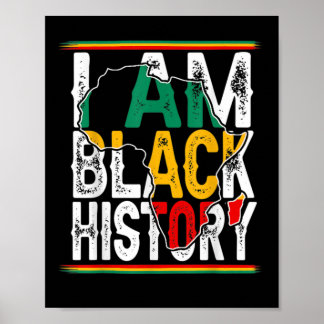 Affiche 1 Je Suis Le Mois De L'Histoire Noire African Amer