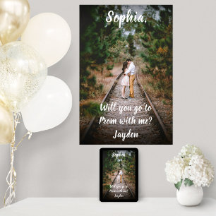 Affiche 1 Photo Prom ou HOCO Proposition Cute Promposa Idé