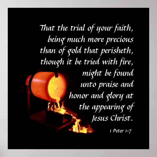 Affiche 1 Pierre 1:7 (Devant)