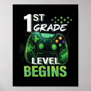 Affiche 1er jour de 1ère année commence le premier grade G