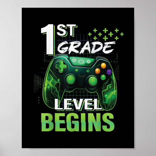 Affiche 1er jour de 1ère année commence le premier grade G (Devant)