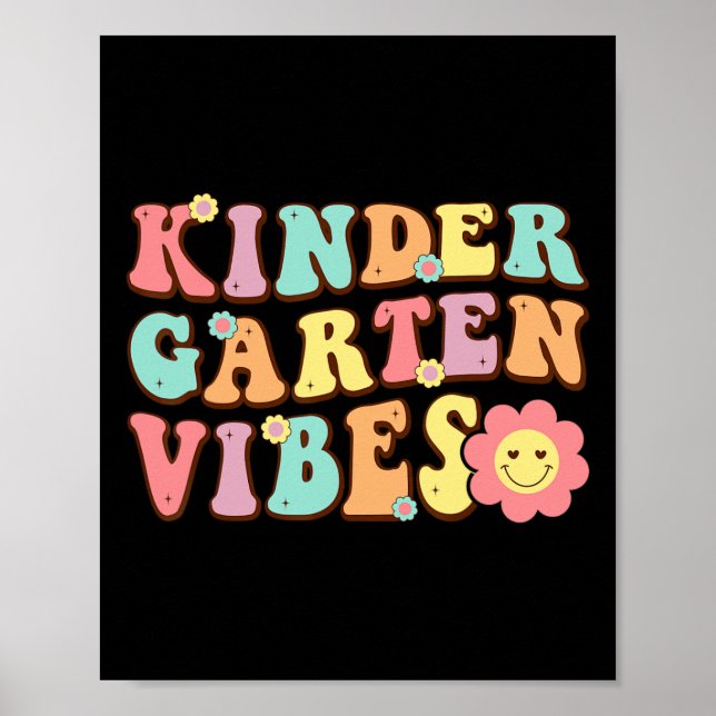 Affiche 1Er Jour De L'École Maternelle Vibes Étudiant Ense (Devant)