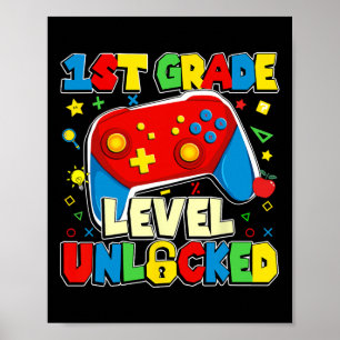 Affiche 1ère Classe Déverrouillé Garçons De Jeu Drôle Garç