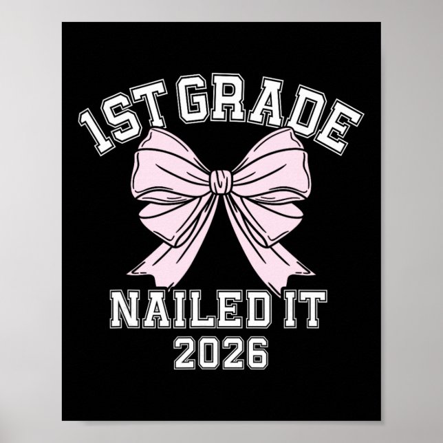 Affiche 1re année Nailed It 2026 Arc Première année de rem (Devant)